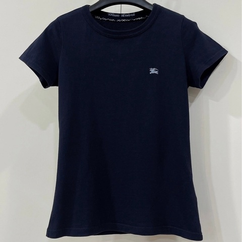 BURBERRY 藍標　戰馬短T （深藍近黑）