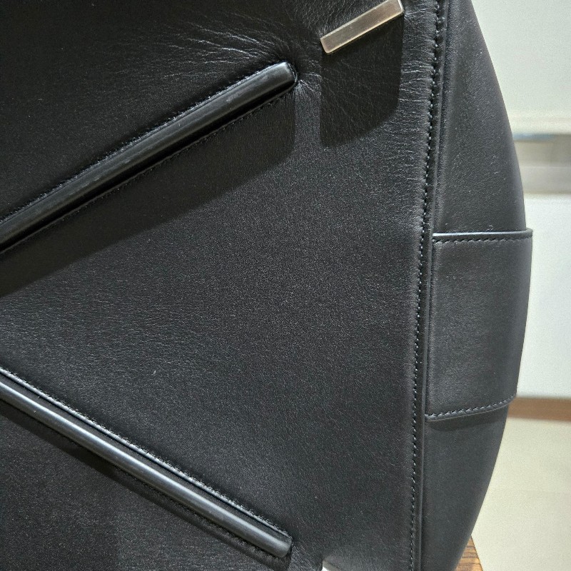 幾乎無刮痕 Ferragamo 男性 真皮 手提 斜肩 波士頓包 旅行袋 weekender-13