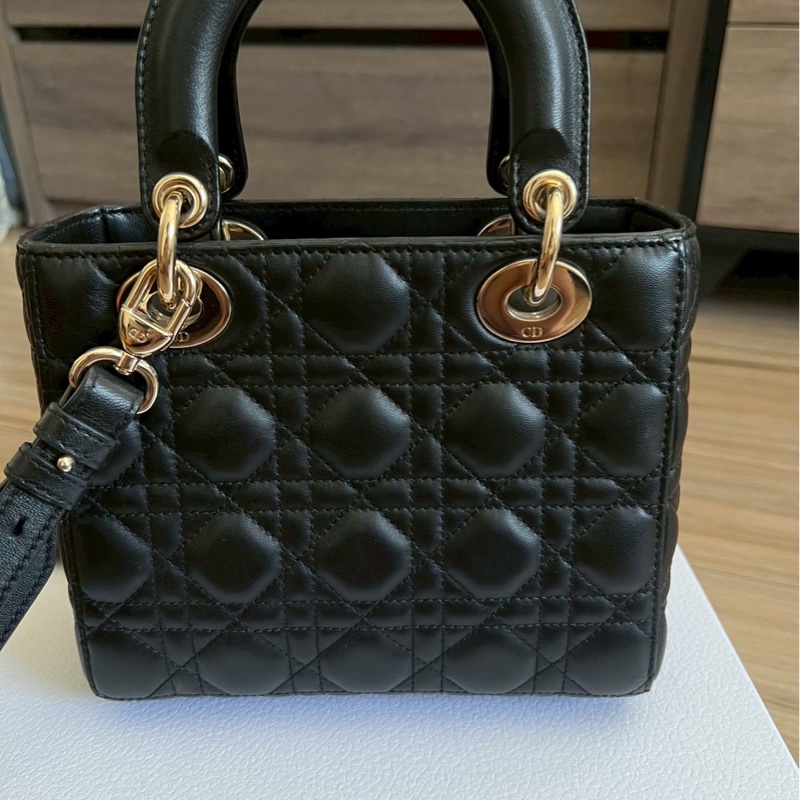Dior 小號黛妃包 高雄漢神百貨購入有購證保卡 ,全配-6