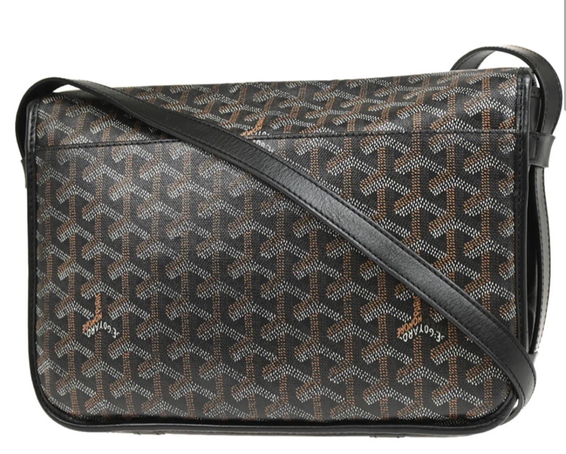 「JL精品代購」9新 Goyard 雙釦郵差包-4