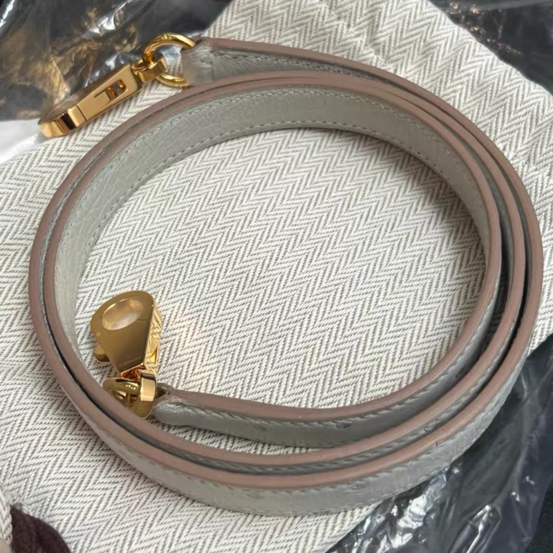 有購證 💓 愛馬仕kelly25 鴕鳥皮 金扣 珍珠灰 Z刻-7