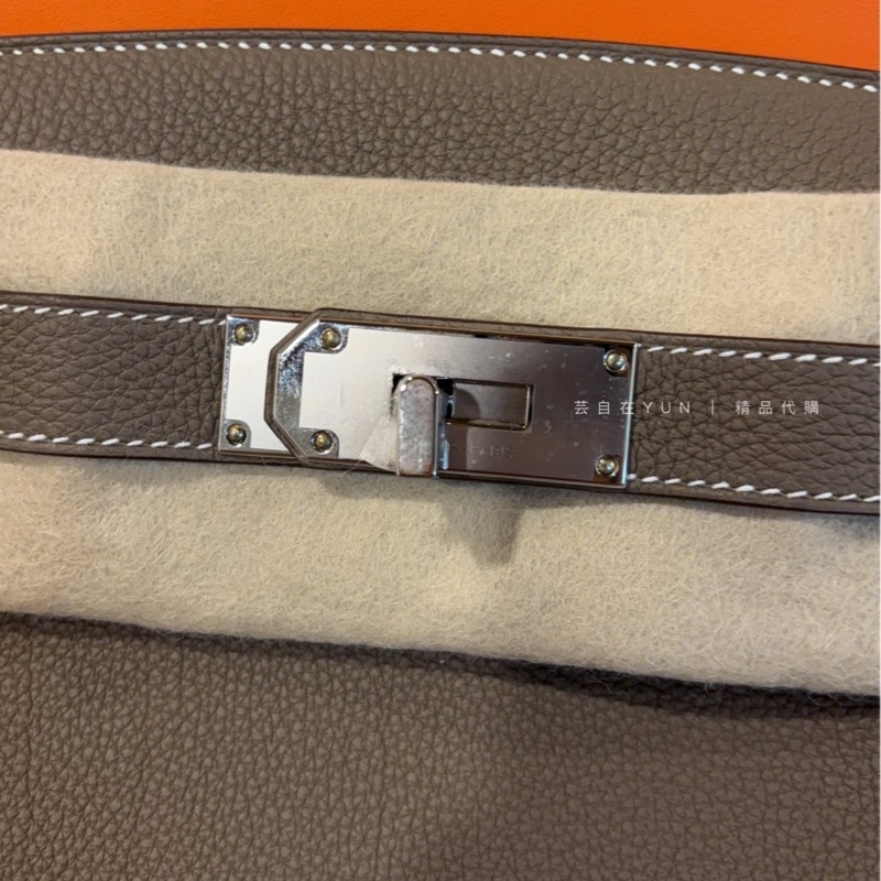 愛馬仕 Hermes Hac a dos PM 18大象灰 銀釦 Togo皮 W刻 林俊傑同款-1