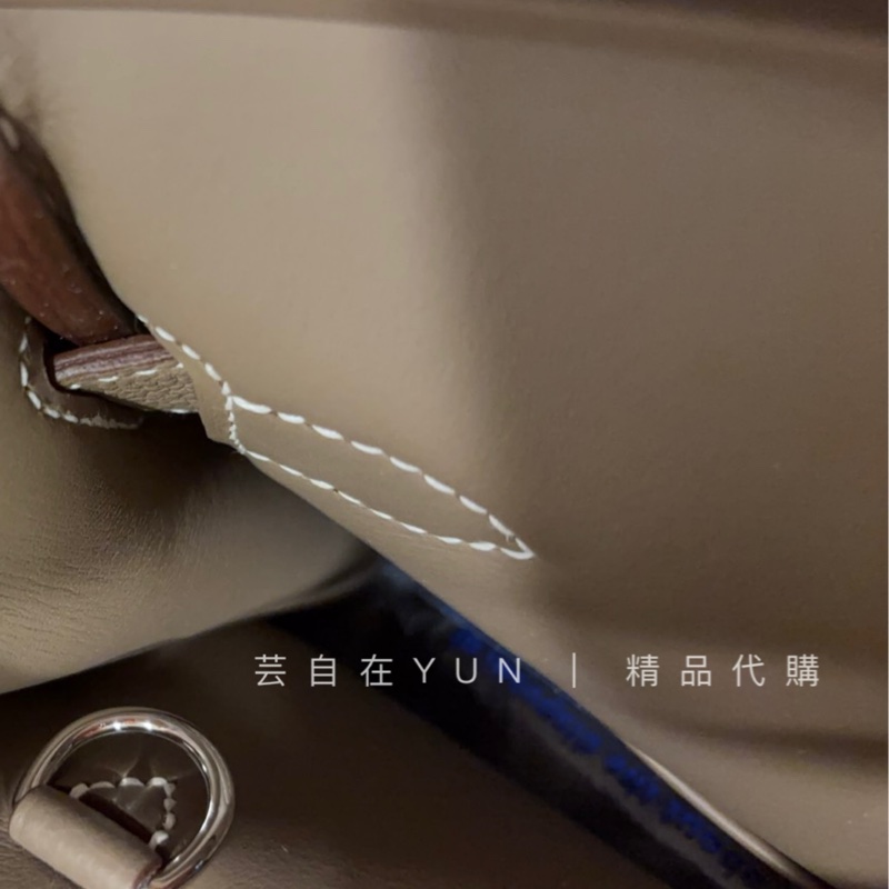 愛馬仕 Hermes Hac a dos PM 18大象灰 銀釦 Togo皮 W刻 林俊傑同款-2