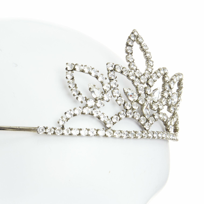 rare SAINT LAURENT Hedi Slimane 2016 Runway Grunge Punk crystal tiara crown-4