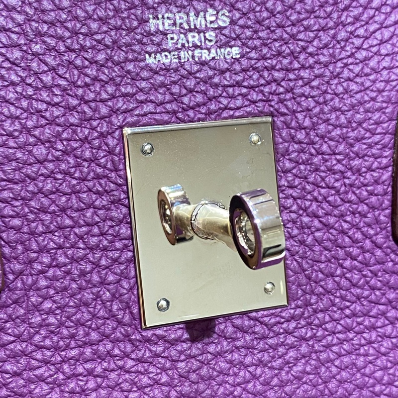birkin30 p9海葵紫銀扣 togo-11