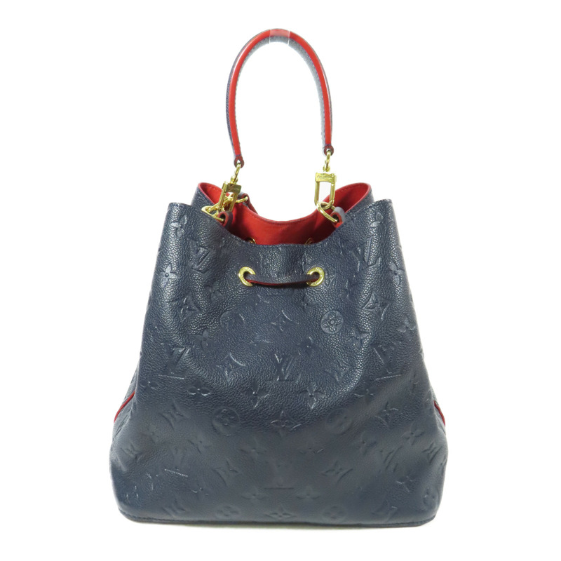 LOUIS VUITTON Monogram Empreinte Neo Noe MM金扣手挽肩背兩用袋-1