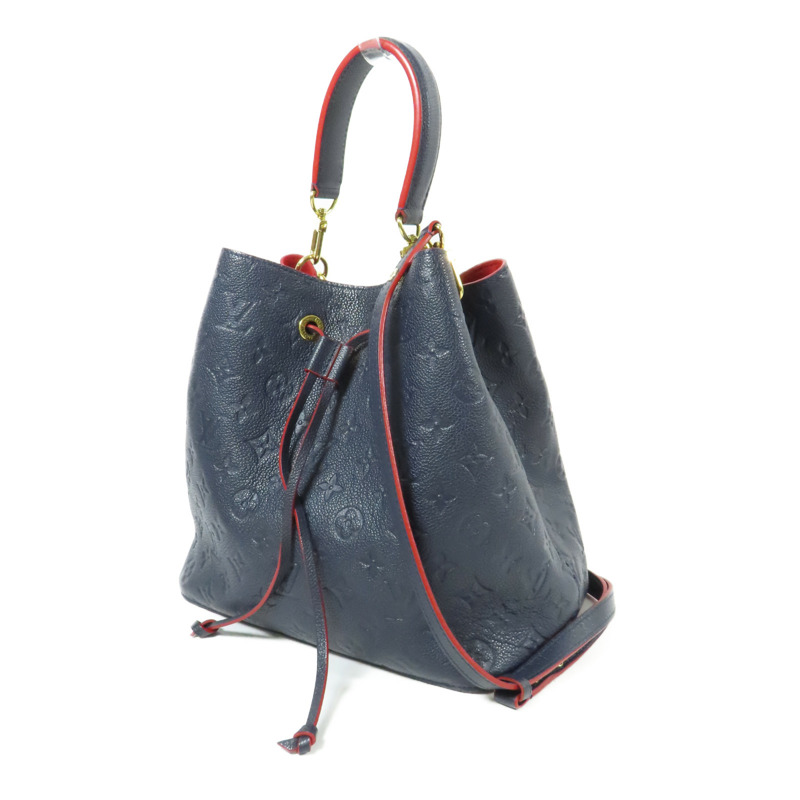 LOUIS VUITTON Monogram Empreinte Neo Noe MM金扣手挽肩背兩用袋-2