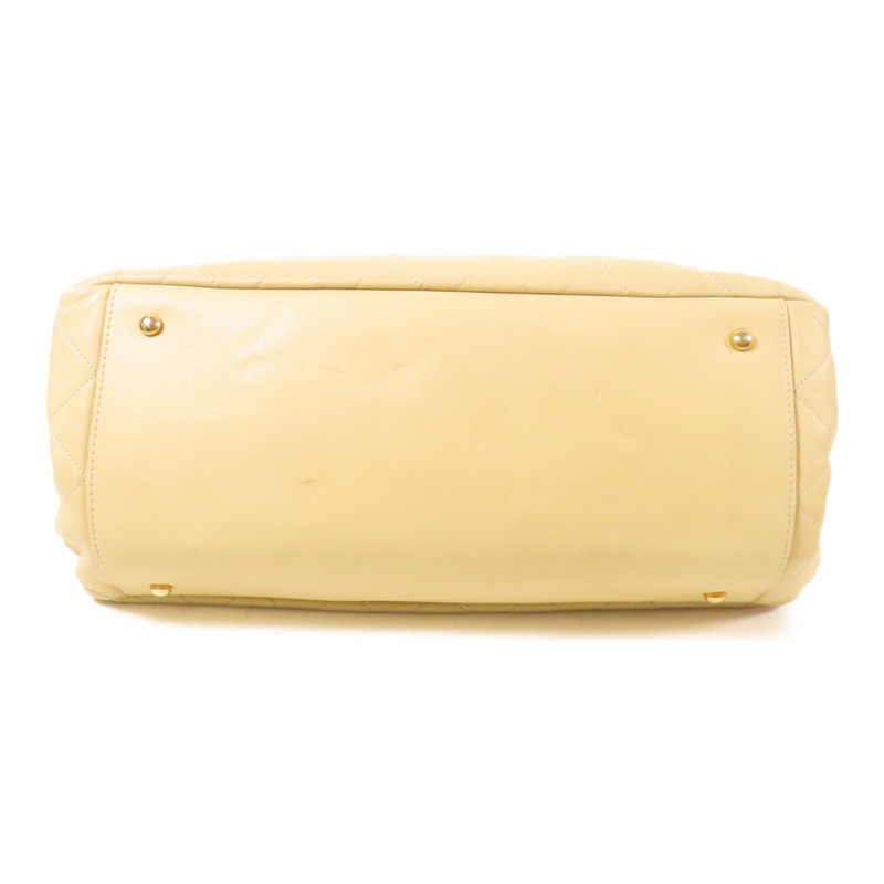 CHANEL 皮革2 Way Shoulder金扣手挽肩背兩用袋-3