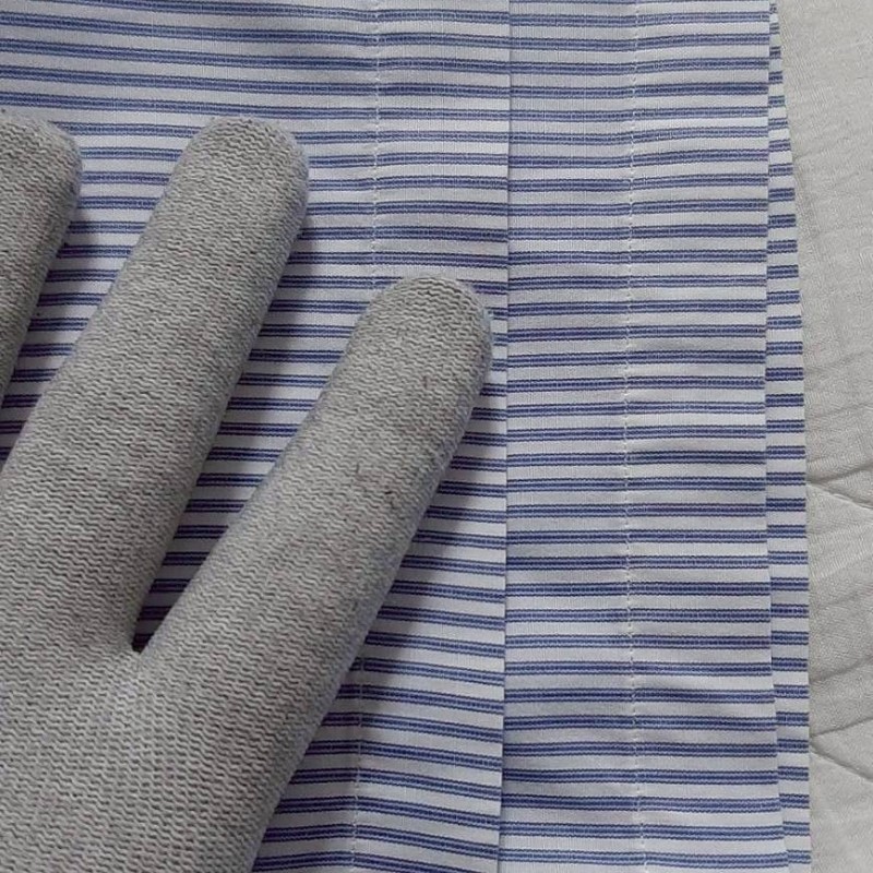 正品BURBERRY 博柏利 LONDON 戰馬 男藍白條紋短袖襯衫M-4