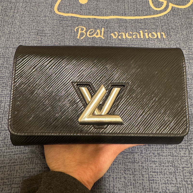 LV twist woc 黑銀水波紋-5