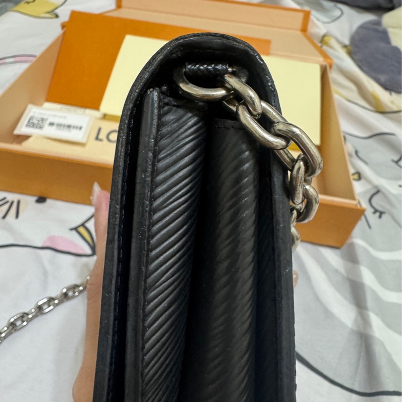 LV twist woc 黑銀水波紋-14