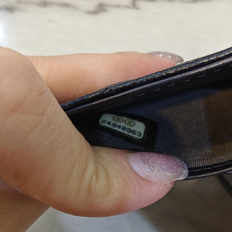 Chanel 黑幻彩三折短夾 二手裸件 ❤️小資族還不快入手？-8