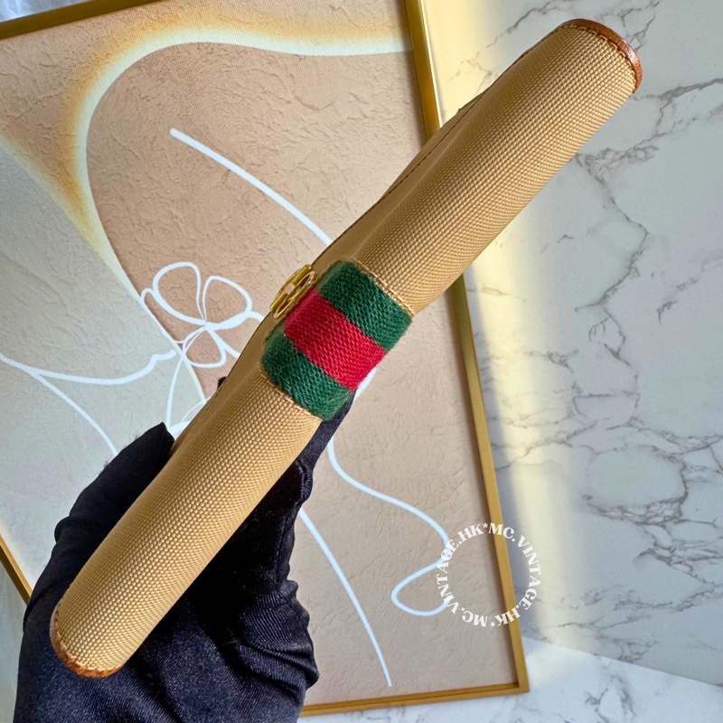 GUCCI Vintage Sherryline Clutch / Wallet 中古 手拿包 長銀包 長夾-13