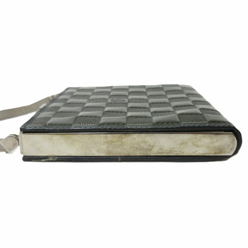 LOUIS VUITTON Ange Damier Vernis 迷你手提包 Party 包 M92107 汽油藍 女款-4