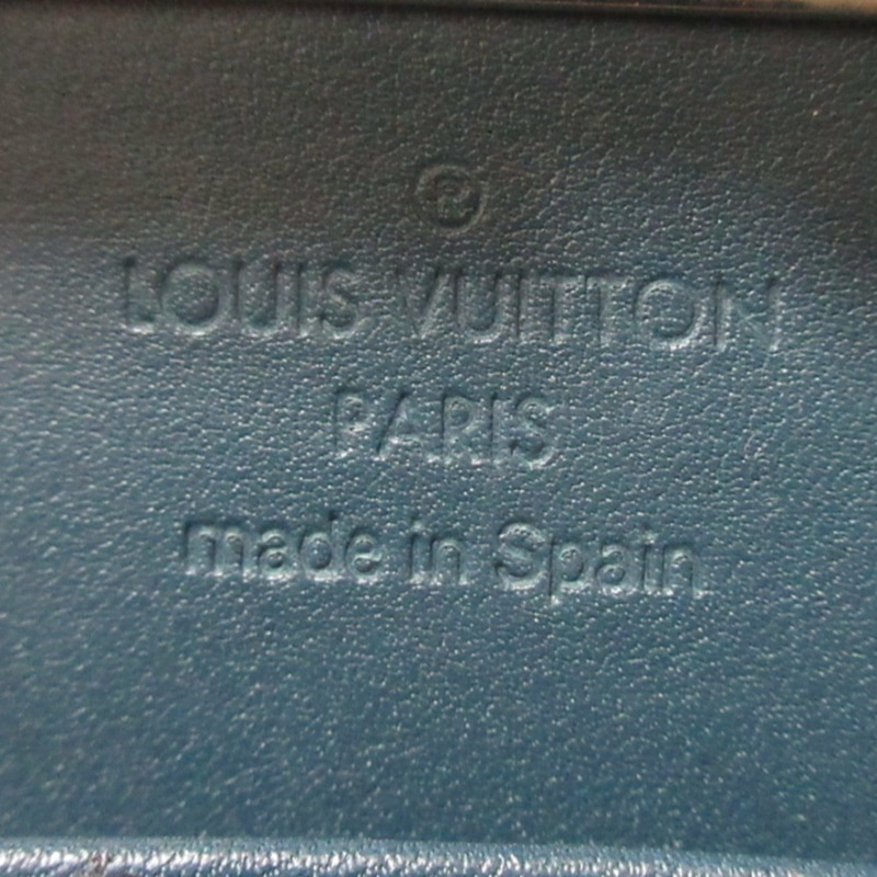 LOUIS VUITTON Ange Damier Vernis 迷你手提包 Party 包 M92107 汽油藍 女款-13