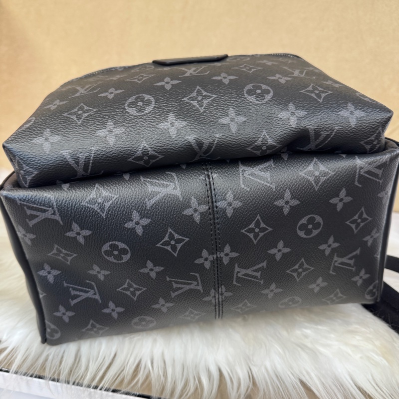 LV Discovery PM黑灰原花後背包-4