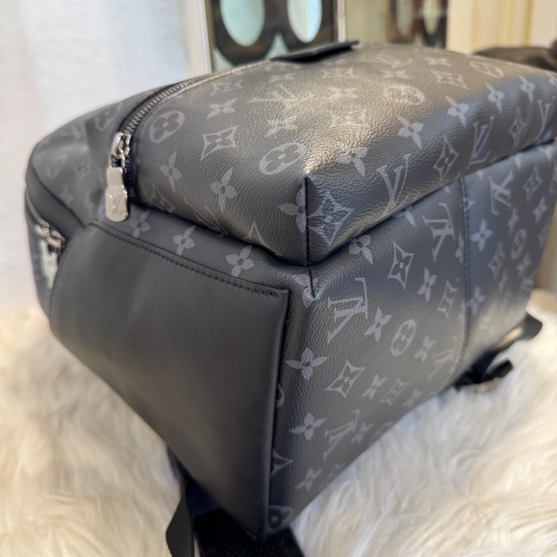 LV Discovery PM黑灰原花後背包-5