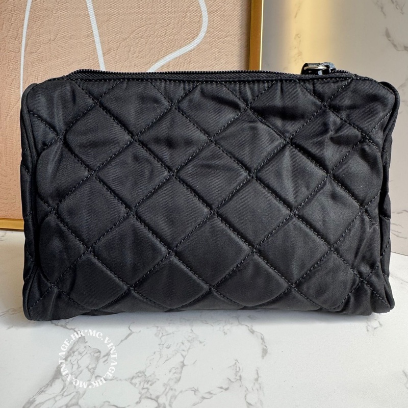 PRADA Nylon Vanity Bag 尼龍 化妝包 手拿包 收納包-4