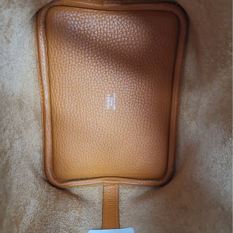 愛馬仕Picotin 18 R1大地橘 水桶包菜籃子X刻-5