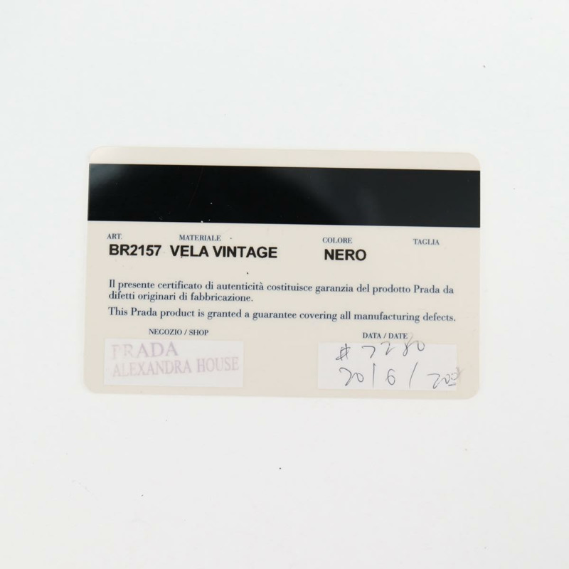 【日本直送】PRADA 尼龍黑色銀色單肩包 正品 125317V-11