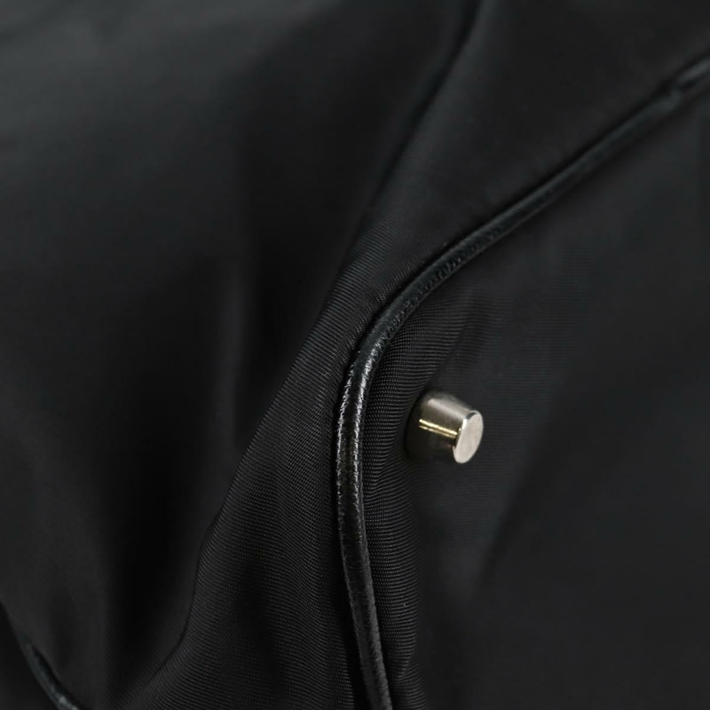【日本直送】PRADA 尼龍黑色銀色單肩包 正品 125317V-16