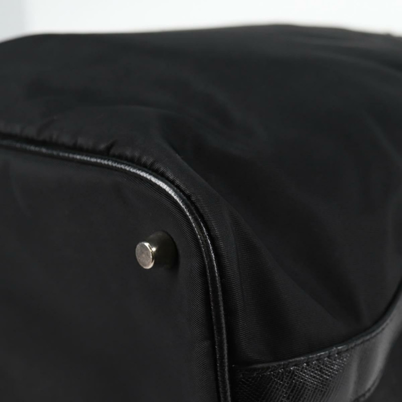 【日本直送】PRADA 尼龍黑色銀色單肩包 正品 125317V-17