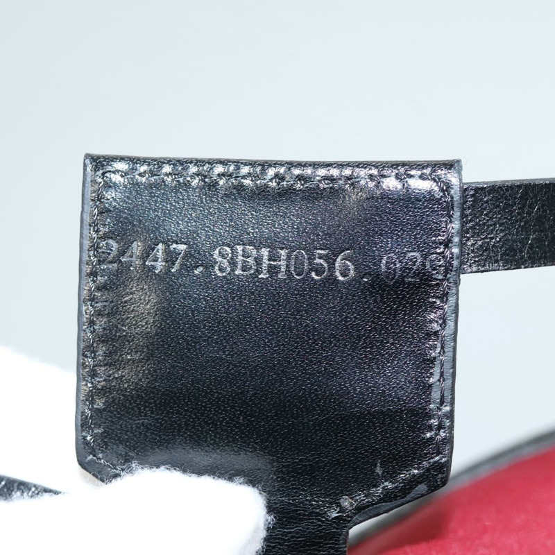 【日本直送】FENDI Zucchino帆布手提包 紅色銀色 正品 124864V-10