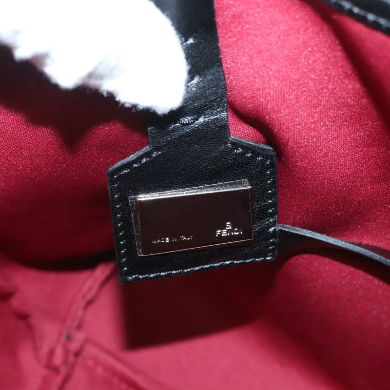 【日本直送】FENDI Zucchino帆布手提包 紅色銀色 正品 124864V-16