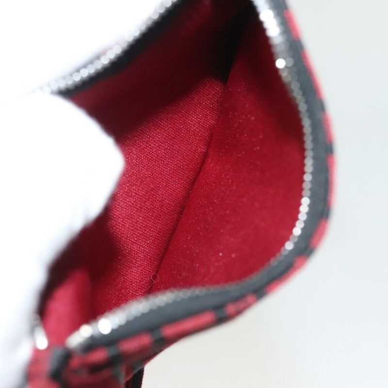 【日本直送】FENDI Zucchino帆布手提包 紅色銀色 正品 124864V-25