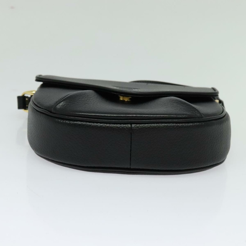 【日本直送】Burberry 皮革肩背包 黑色金色 正品 ep9157-4