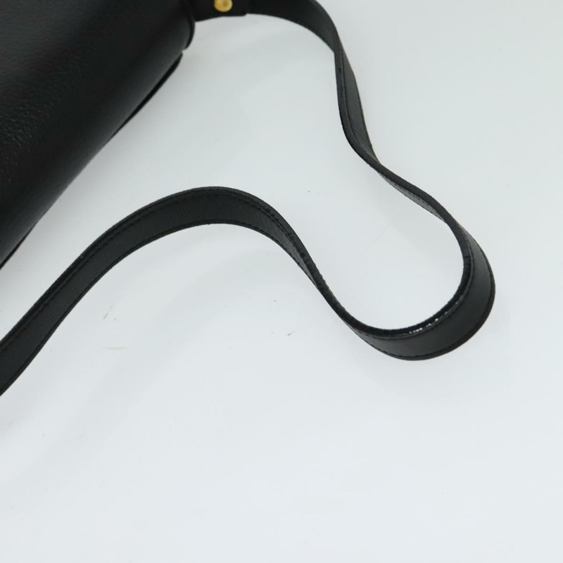 【日本直送】Burberry 皮革肩背包 黑色金色 正品 ep9157-6