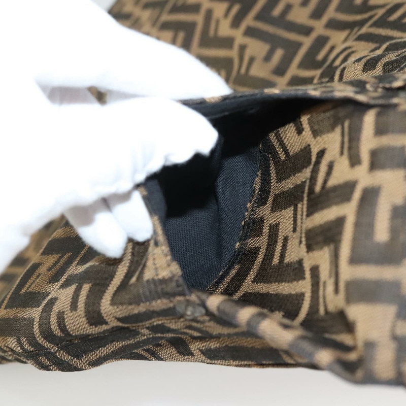 【日本直送】FENDI Zucca 帆布半身裙 黑棕色 正品 126349V-6
