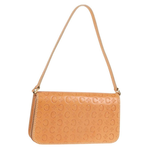 CELINE C Macadam 帆布配件袋米金色正品 yk18393V