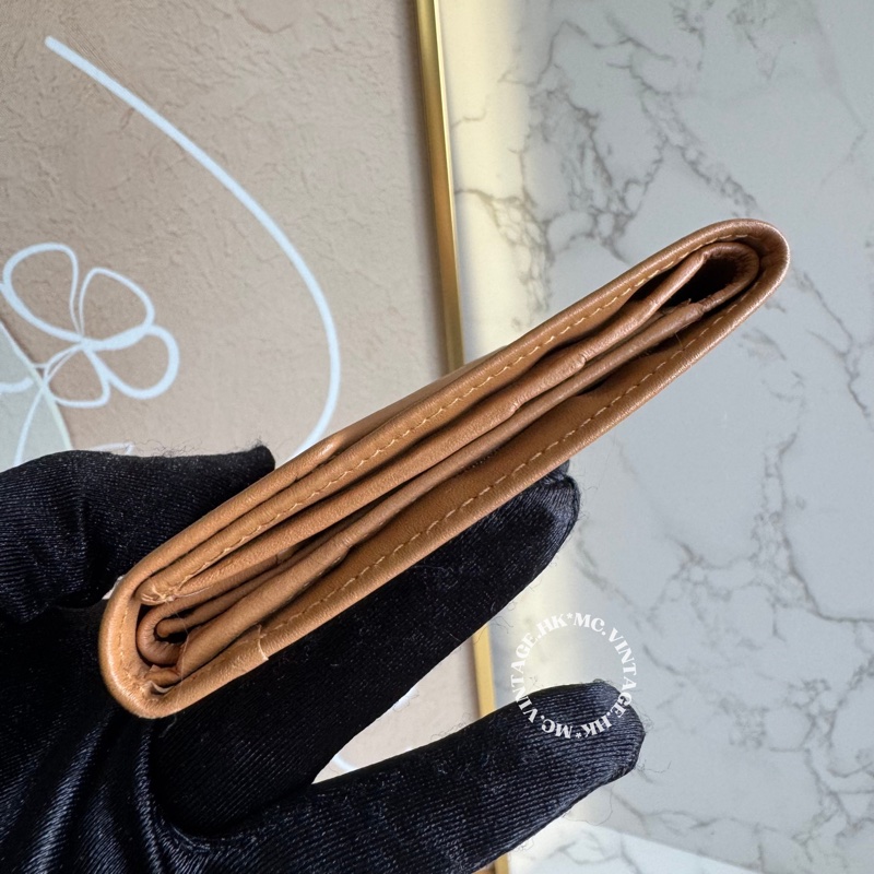 CELINE Vintage Macadam Wallet 中古 短銀包 短夾-5
