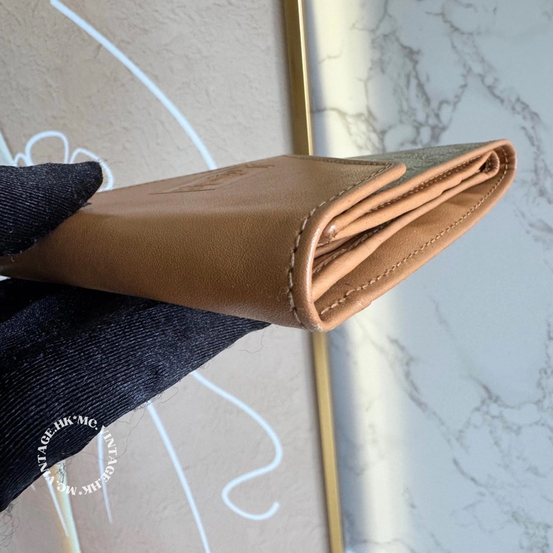 CELINE Vintage Macadam Wallet 中古 短銀包 短夾-10