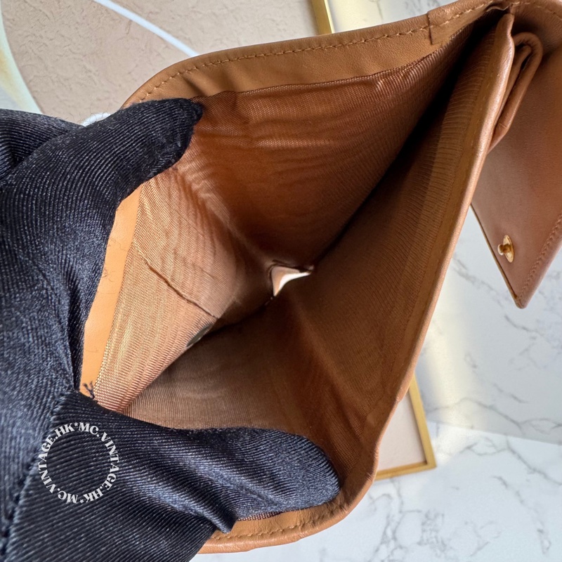 CELINE Vintage Macadam Wallet 中古 短銀包 短夾-15