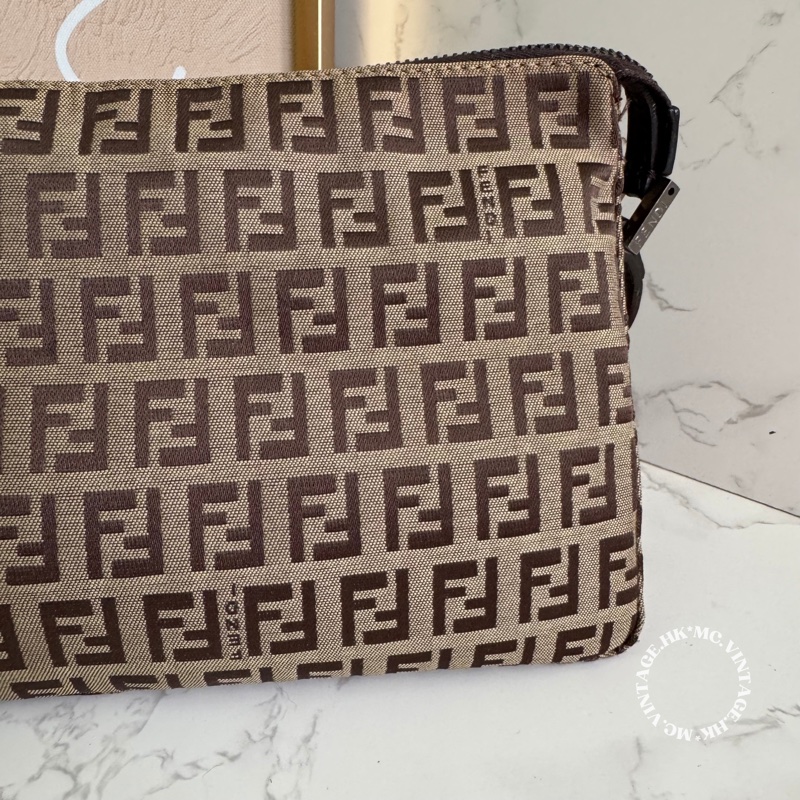 FENDI Zucchino Shoulder Bag 老花 肩背包 手提包-3