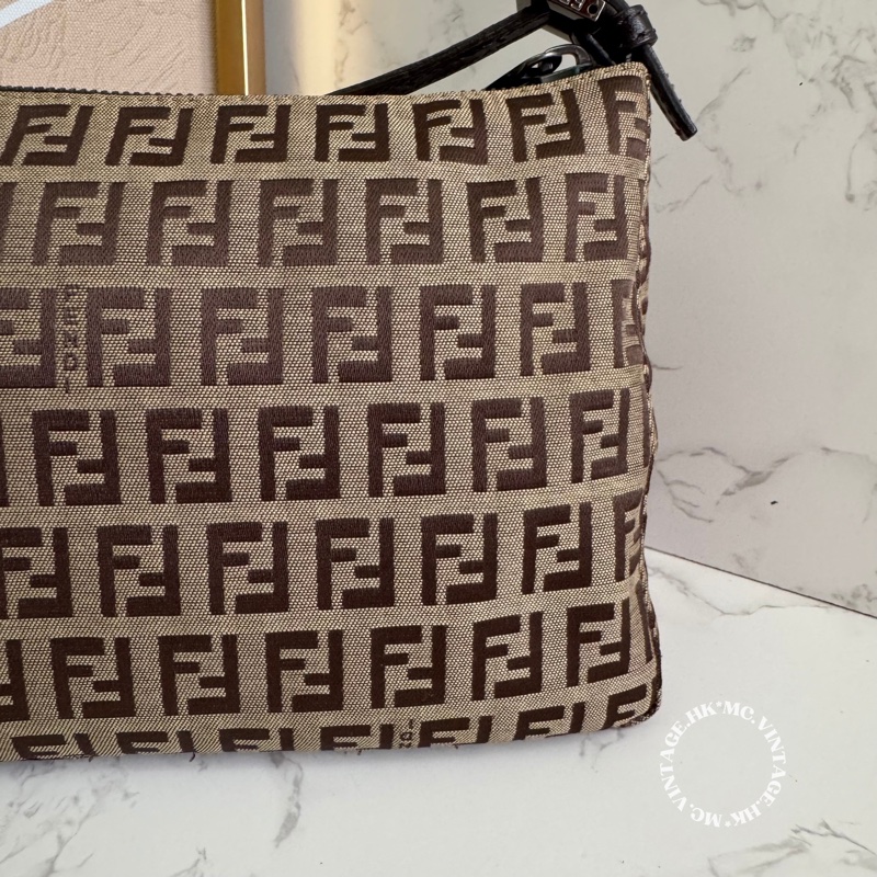 FENDI Zucchino Shoulder Bag 老花 肩背包 手提包-6
