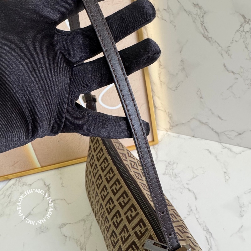 FENDI Zucchino Shoulder Bag 老花 肩背包 手提包-18