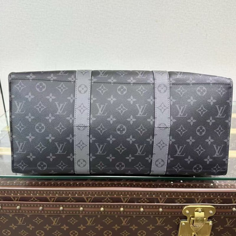 ✨LV NewCabas Zippe黑花托特包 44*38*18 98新 配件塵袋-2