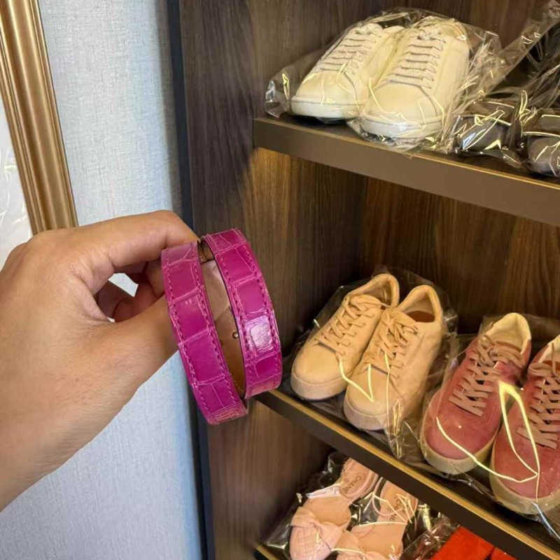 Hermes Kelly 鱷魚皮手環 很新-4