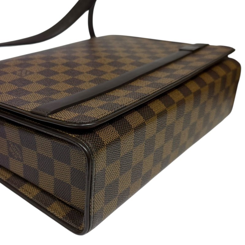 【美收精品】LV茶色棋盤格肩背包 2-929-6