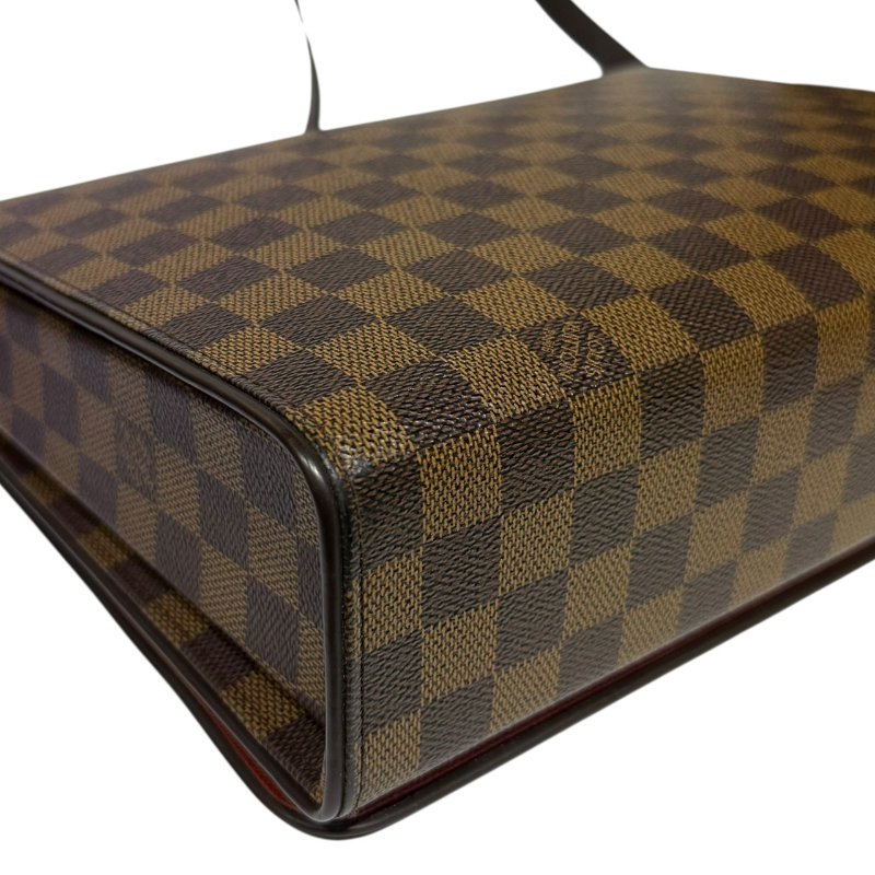 【美收精品】LV茶色棋盤格肩背包 2-929-8