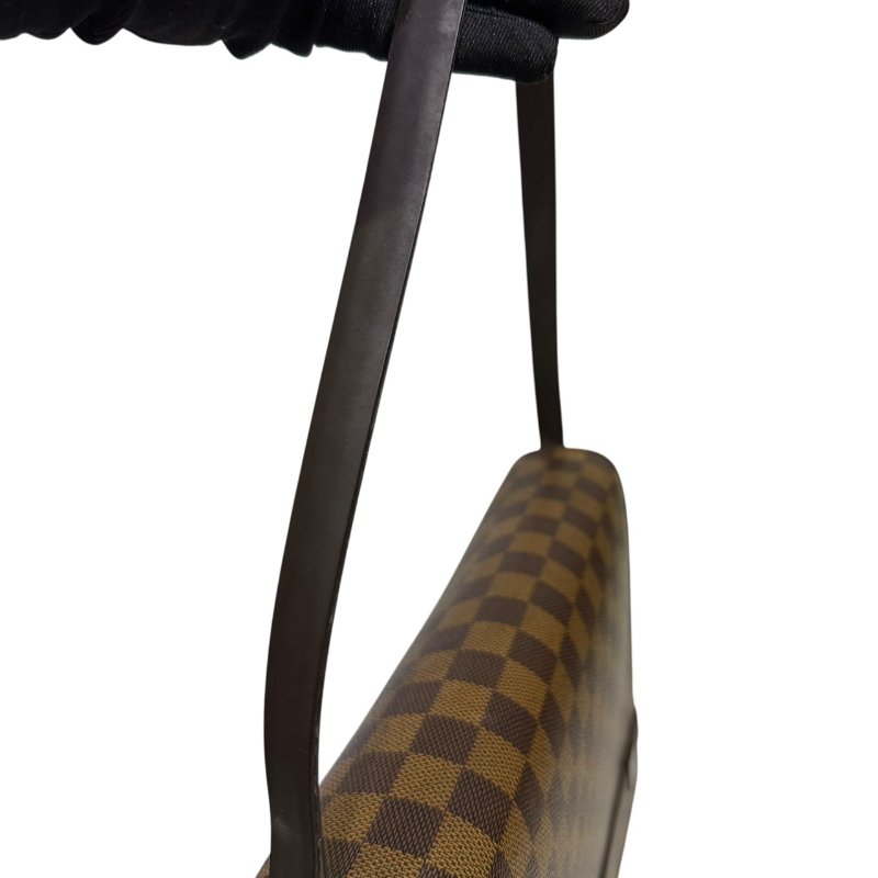 【美收精品】LV茶色棋盤格肩背包 2-929-10