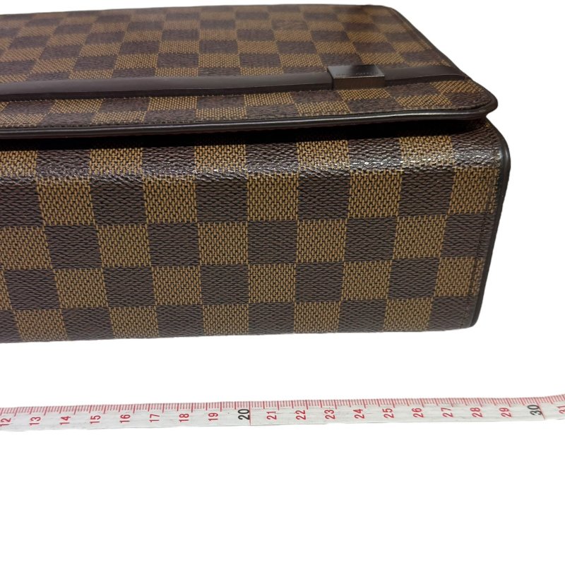 【美收精品】LV茶色棋盤格肩背包 2-929-17