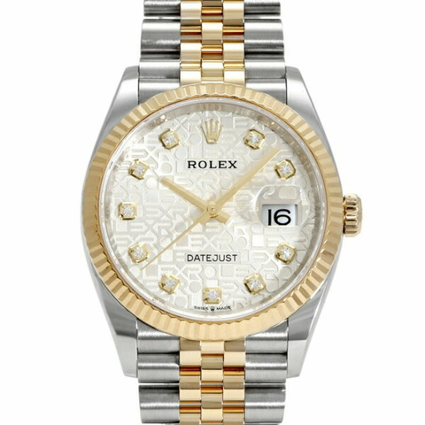 勞力士 ROLEX Datejust 36 126233G 銀色錶盤男士手錶 __