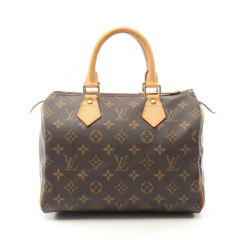 LOUIS VUITTON Speedy 25 手提包 M41528 Monogram 帆布皮革棕色二手女士