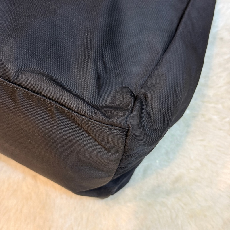 85新✨Prada🖤比goyard還輕的Prada降落傘布 黑色尼龍🖤肩背包 托特包 好輕 好裝 好用 耐用防潑水 附鑑定報告-27