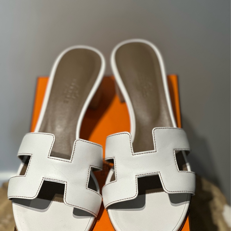 Hermes OranH字低跟涼鞋39號-0