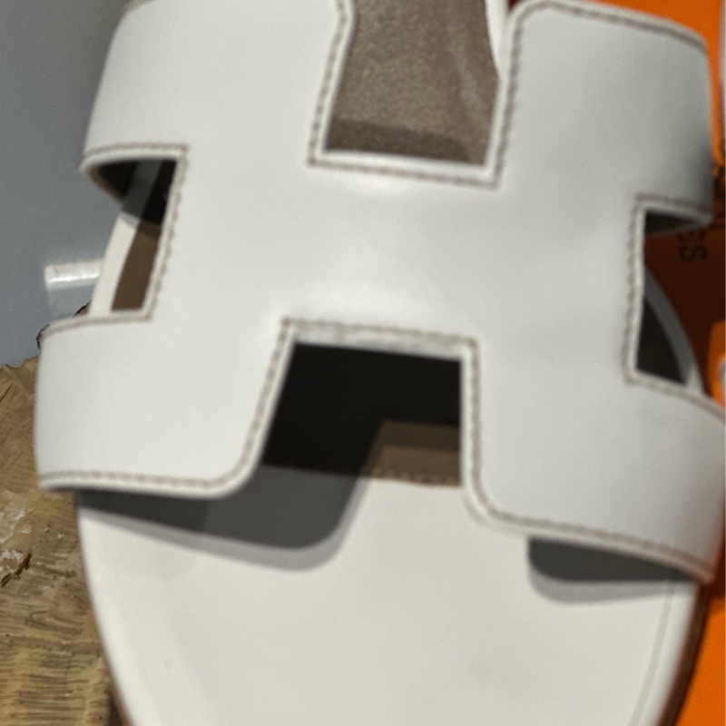 Hermes OranH字低跟涼鞋39號-1